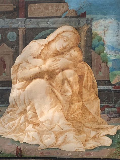 Disegno della Madonna della Tenerezza di Andrea Mantegna