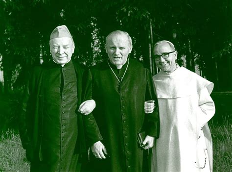 Ritratto del Cardinale Stefan Wyszyński con Giovanni Paolo II