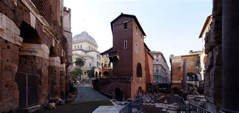 Scorcio di un'abitazione all'interno del Ghetto di Roma