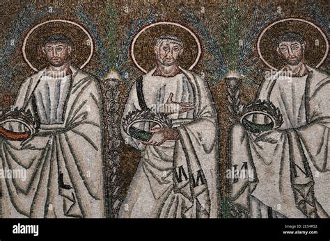 Icona raffigurante martiri cristiani che mostrano carità e perdono verso i loro aguzzini