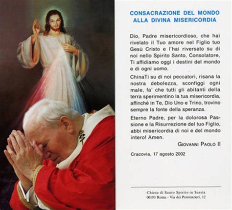 Giovanni Paolo II in preghiera al Santuario della Divina Misericordia a Lagiewniki