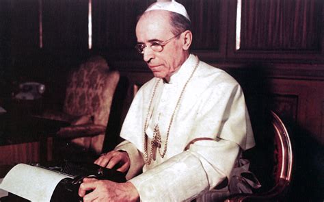 illustrazione della Costituzione apostolica Munificentissimus Deus o ritratto di Papa Pio XII