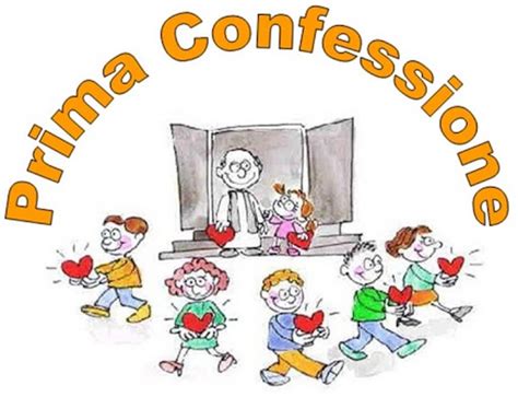 Bambini che si preparano alla Prima Confessione in chiesa