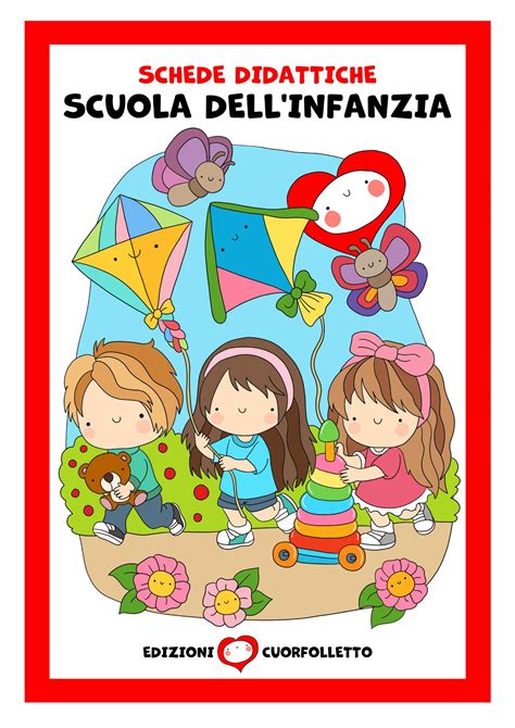 illustrazione di diverse schede didattiche e materiali per la catechesi (rosse, gialle, storie)