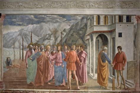Dettaglio di un'opera d'arte rinascimentale ispirata a un episodio biblico