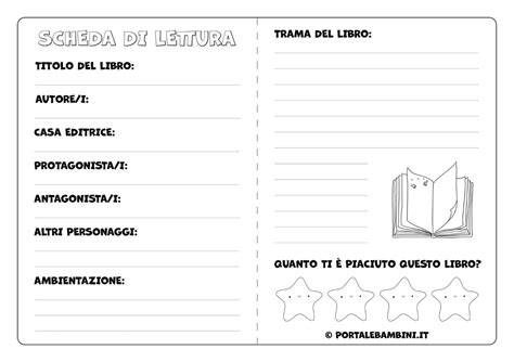 Esempio di scheda didattica per bambini con vignette da colorare
