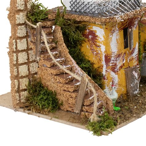 infografica sui materiali comuni per il presepe: sughero, legno, polistirolo, muschio, terracotta