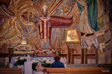 Urna e statua con le reliquie di San Timoteo nella Cattedrale di Termoli