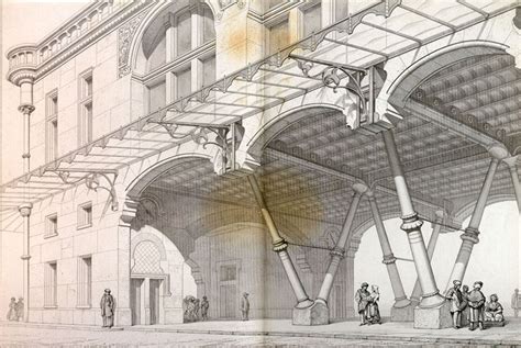 Disegno di Viollet-le-Duc che illustra una 