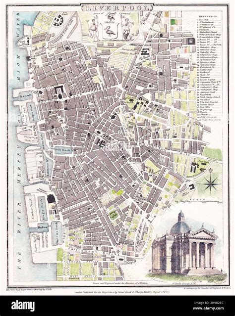Mappa delle cattedrali di Liverpool che mostra la loro vicinanza