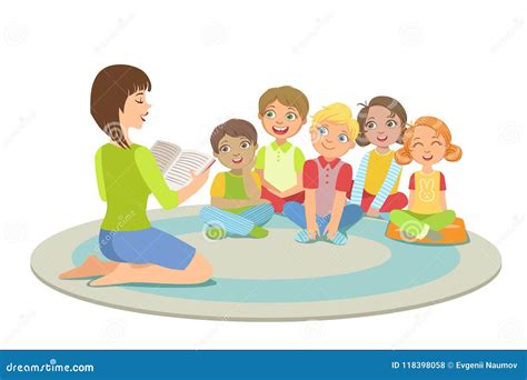 disegno di bambini che ascoltano una storia biblica