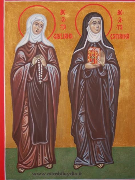 Rappresentazione artistica delle Beate Caterina Moriggi e Giuliana Puricelli