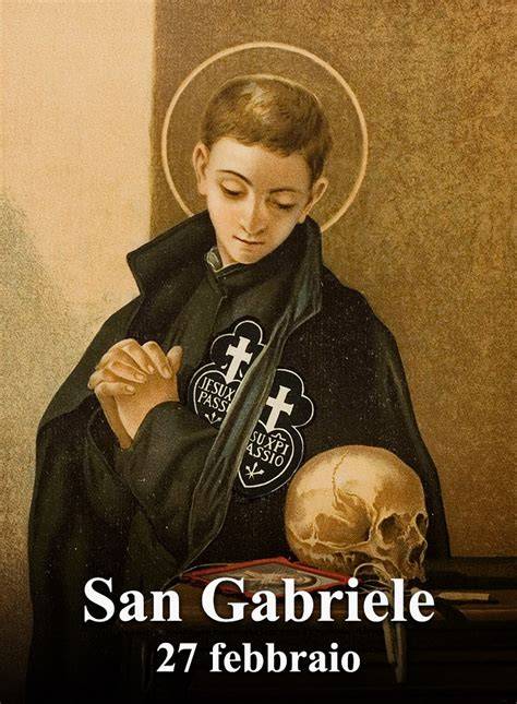 Ritratto di San Gabriele dell'Addolorata in giovane età