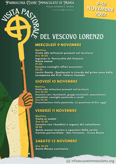 Logo della Visita Pastorale: pastorale del Vescovo racchiuso in un cerchio con le case e i colori bianco e rosso della provincia di Piacenza, con una strada che evoca lo stendardo di Sant’Antonino.