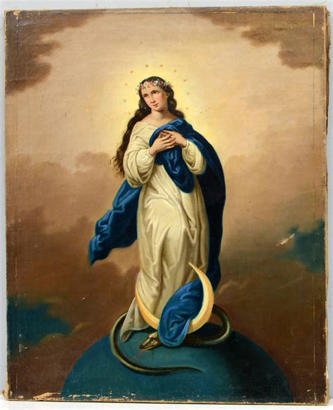 La Vergine Maria che schiaccia il serpente