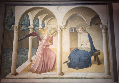 Pianta del Convento di San Marco con indicazione degli affreschi del Beato Angelico