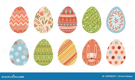 Illustrazione di vari simboli pasquali (uovo, coniglio, colomba, cero)