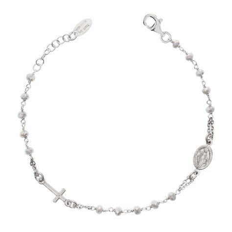 Foto di un bracciale rosario Amen in argento 925