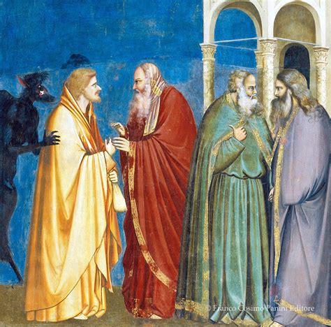 dipinto che raffigura il tradimento di Giuda nel Getsemani