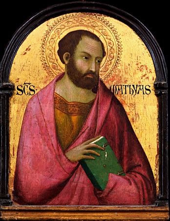 iconografia di San Mattia con alabarda e libro