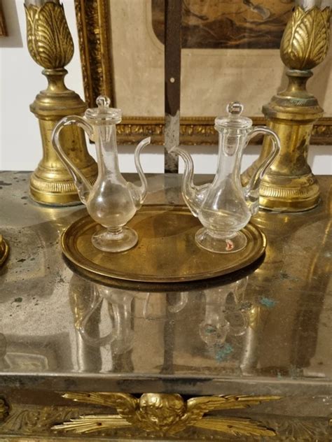 Collezione di oggetti liturgici (calice, pisside, ampolline, turibolo)