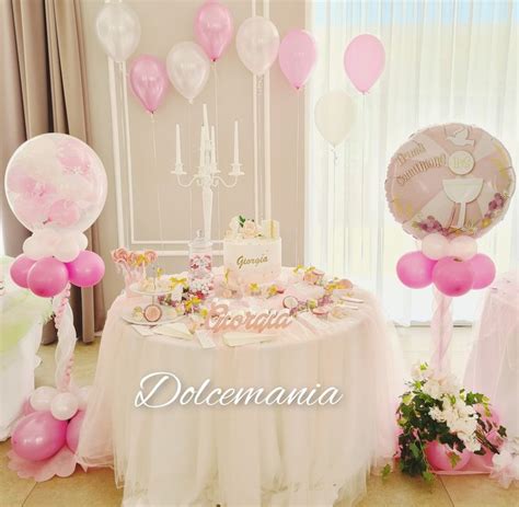 Selezione di palloncini foil stampati per Comunione e Cresima, con diversi design e colori.