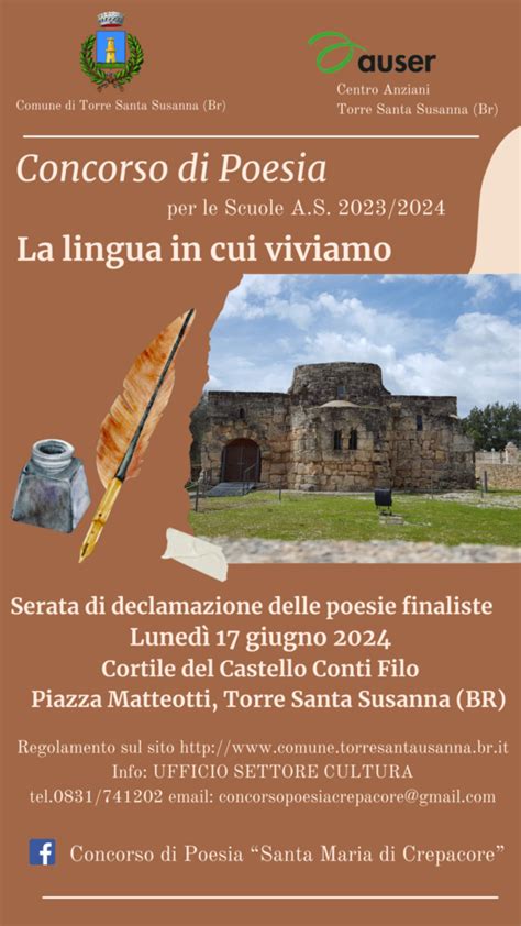 Scheda informativa concorso di poesia