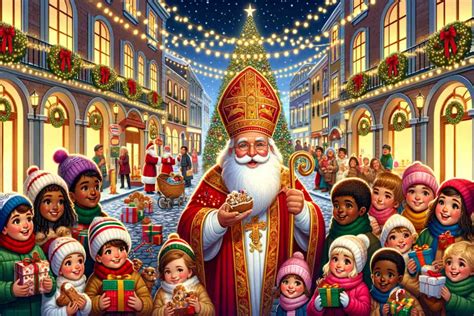 Infografica sulla storia di San Nicola e la sua associazione con Babbo Natale