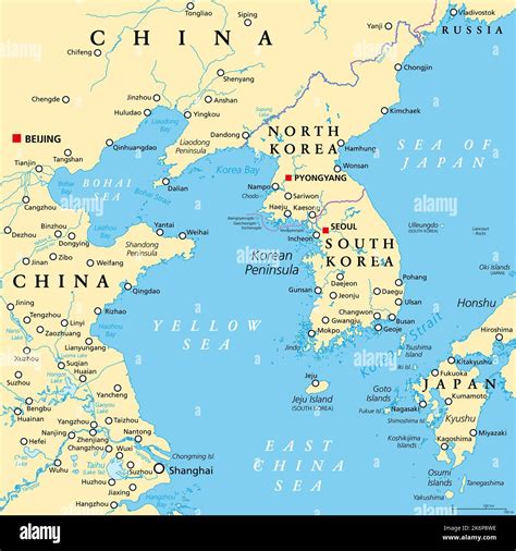 Mappa storica della Corea con indicazione dei luoghi del martirio