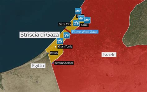 Mappa del viaggio di Filippo da Gerusalemme a Gaza e Cesarea