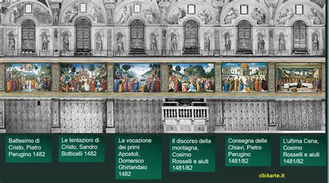 Dettaglio degli affreschi con motivi floreali sulla parete interna della chiesa