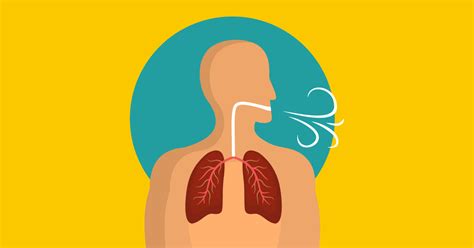 Immagine concettuale di una persona che respira ossigeno, con il simbolo della preghiera