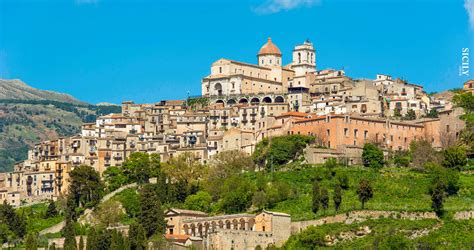 Vista del paese di Gergei