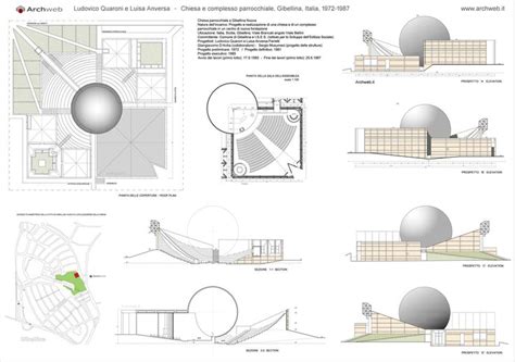 Render o pianta architettonica del progetto di Ludovico Quaroni per la Chiesa di San Franco