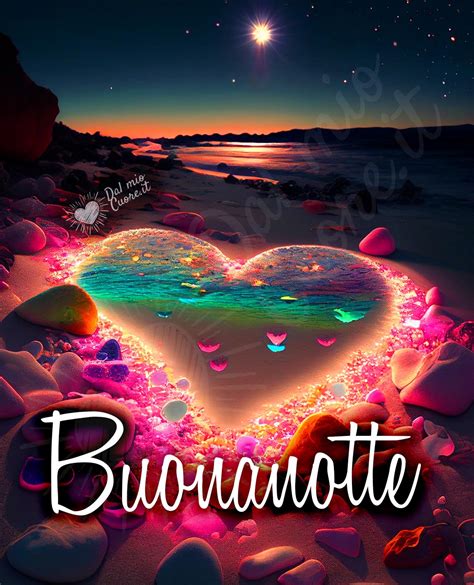 Illustrazione suggestiva che raffigura un cuore luminoso tra fiori e simboli di pace, ideale per il messaggio della buonanotte religiosa