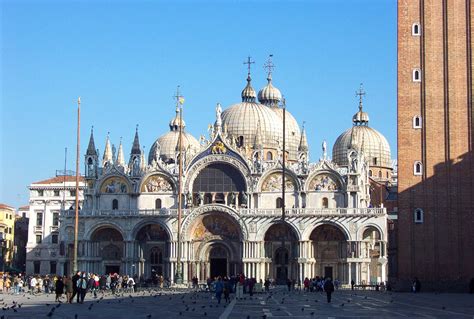 Facciata della Basilica di San Marco a Venezia