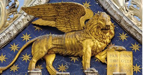 Il Leone di San Marco alato, simbolo di Venezia