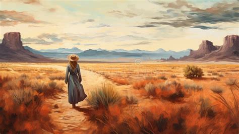 Un'immagine che rappresenta il deserto spirituale, con una figura che cammina verso una luce.