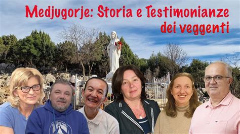Illustrazione dei sei veggenti di Medjugorje che pregano davanti all'apparizione