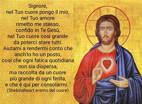 Gesù che indica un cuore, simbolo della dimora interiore di Dio nell'uomo.