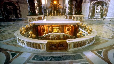 Ricostruzione grafica della tomba di San Pietro sotto la Basilica Vaticana