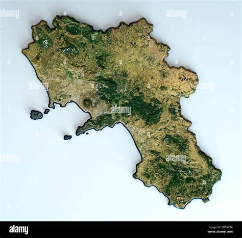 Mappa dell'Italia con evidenza della regione Campania, area di maggiore diffusione del nome Ciro