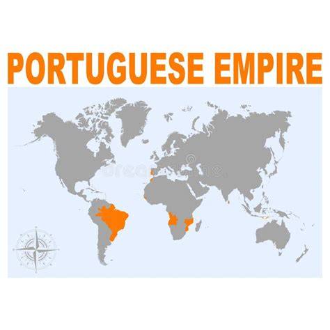 Mappa storica dell'Impero Portoghese