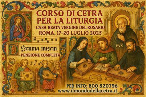 Infografica: ruolo del coro nella liturgia (accompagnamento, proclamazione, guida)