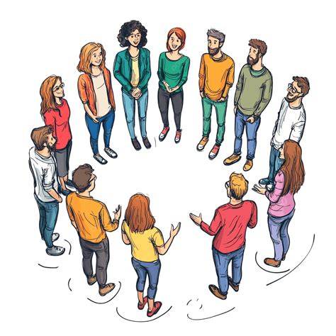 foto di gruppo di ragazzi ACR che discutono in cerchio