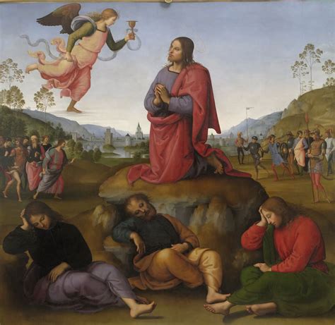 Gesù in preghiera con Pietro, Giacomo e Giovanni nel Getsemani
