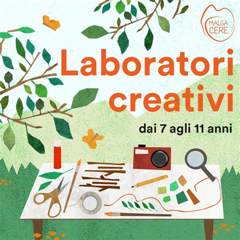 Illustrazione di bambini che partecipano a laboratori creativi all'aperto