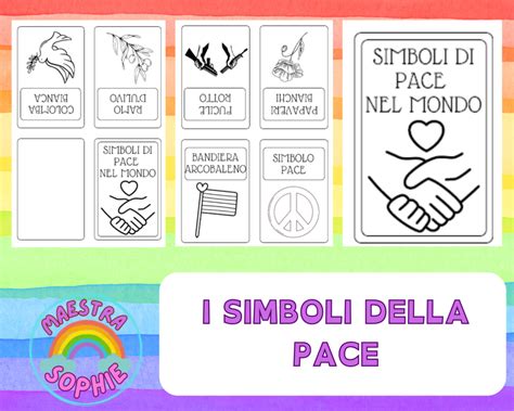 Illustrazione del periodo dell'Avvento con simboli di pace