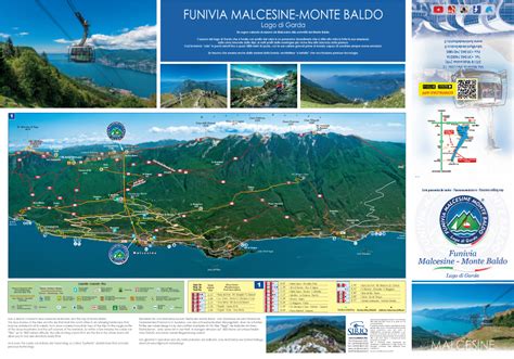 Mappa del Monte Baldo con indicazione di Cima Longino e Cima Valdritta