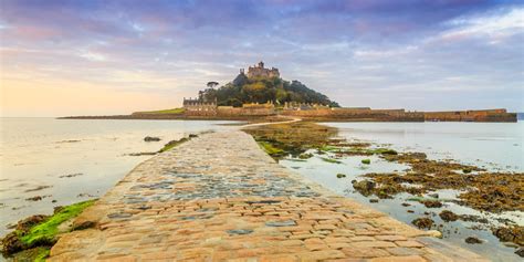 St Michael's Mount in Cornovaglia, isola tidale con castello